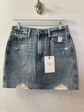 HIDDEN•Peyton Dark Classic Mini Skirt• Small Waist 14.5 NWT